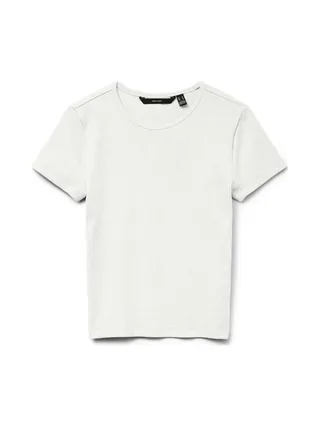 T-shirt Blanc Femme Vero Moda Chloe 3