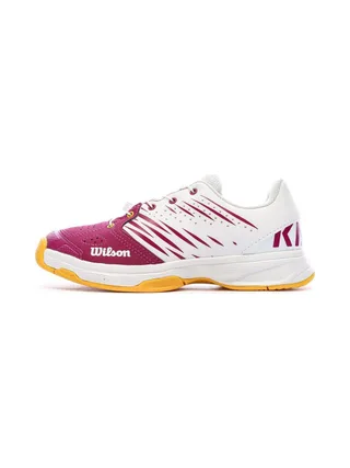 Chaussures de tennis Blanches/Roses Femme Wilson Kaos K 2.0 1