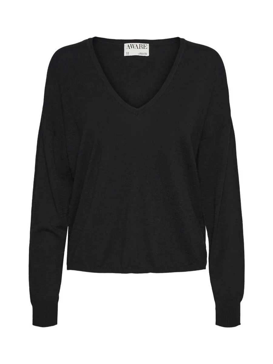 Pull Noir Femme Vero Moda Oaklynn 2