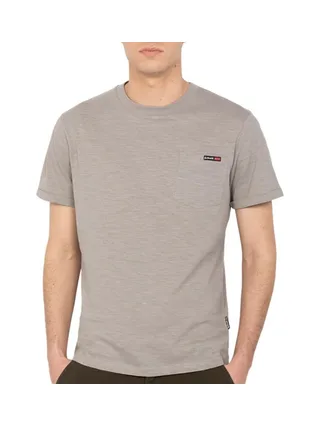 T-Shirt Gris Homme Schott TSKEA1 1