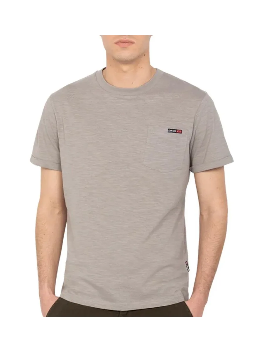 T-Shirt Gris Homme Schott TSKEA1 1