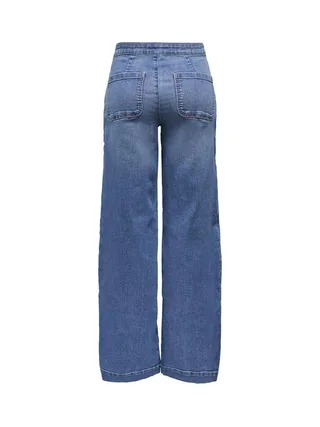 Jean Loose Bleu Moyen Femme Bleu Only Mollie 3