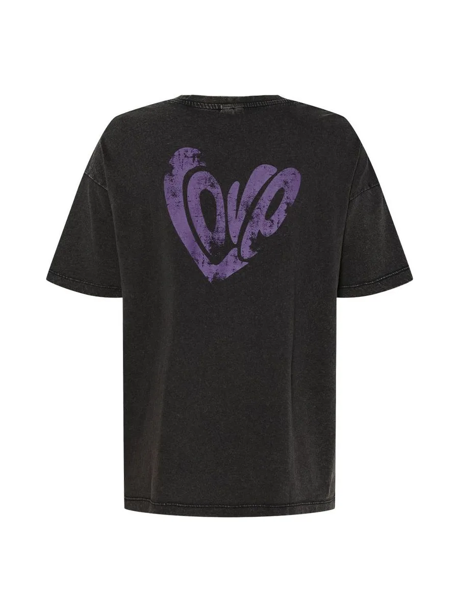 T-Shirt Noir Femme Pieces Celoises 3