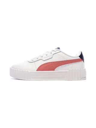 Baskets Blanche/Rose Fille/Femme Puma Carina 3.0 1