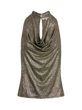 T-Shirt Doré/Noir Femme Morgan DREA 2