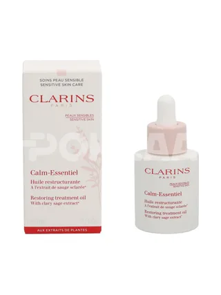 Clarins Calm-Essentiel Restoring Treatment Oil 30ml - Sensitive Skin Care 1
