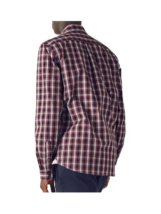 Chemise Noire/Rouge Homme Lacoste CH3983 2