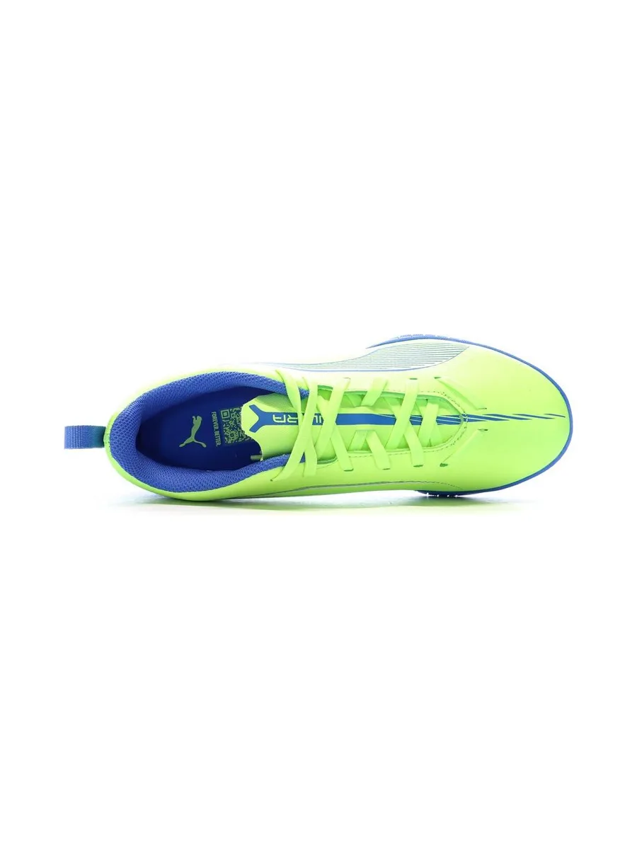 Chaussures de Foot Jaune Fluo Junior Puma Ultra 5 Play TT 4