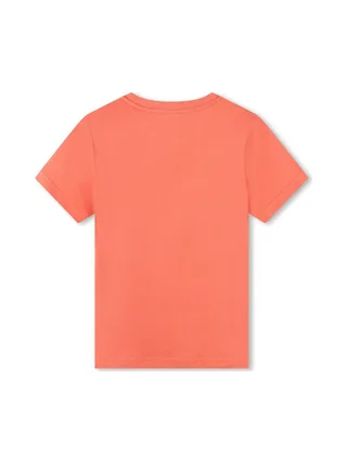 T-shirt Orange Garçon Timberland T60087 2