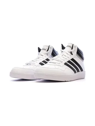 Baskets Blanches/Noires Homme Adidas Hoops 6