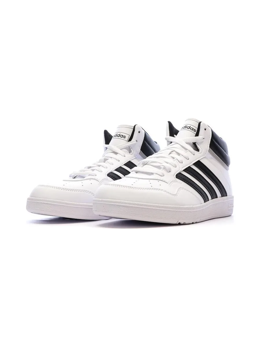 Baskets Blanches/Noires Homme Adidas Hoops 6