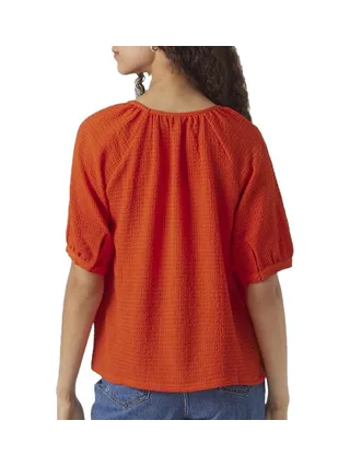 T-shirt Rouge Femme Vero Moda Kassi 2