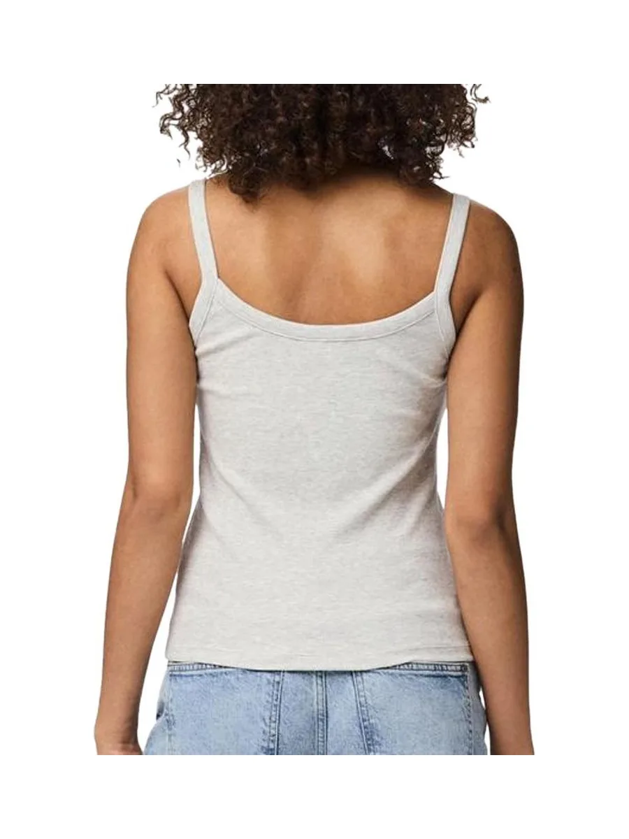 Débardeur Gris Femme Pieces Pcmay 2