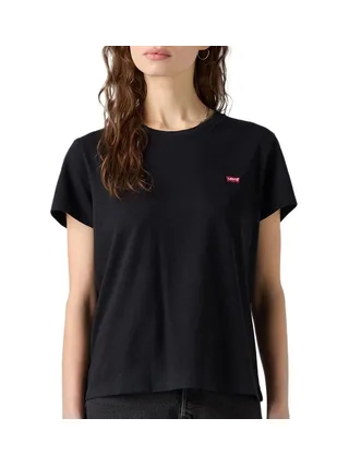 T-Shirt Noir Femme Levi's Perfect Blacks 39185 1