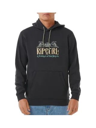 Sweat à Capuche Noir Homme Rip Curl Down Line 1