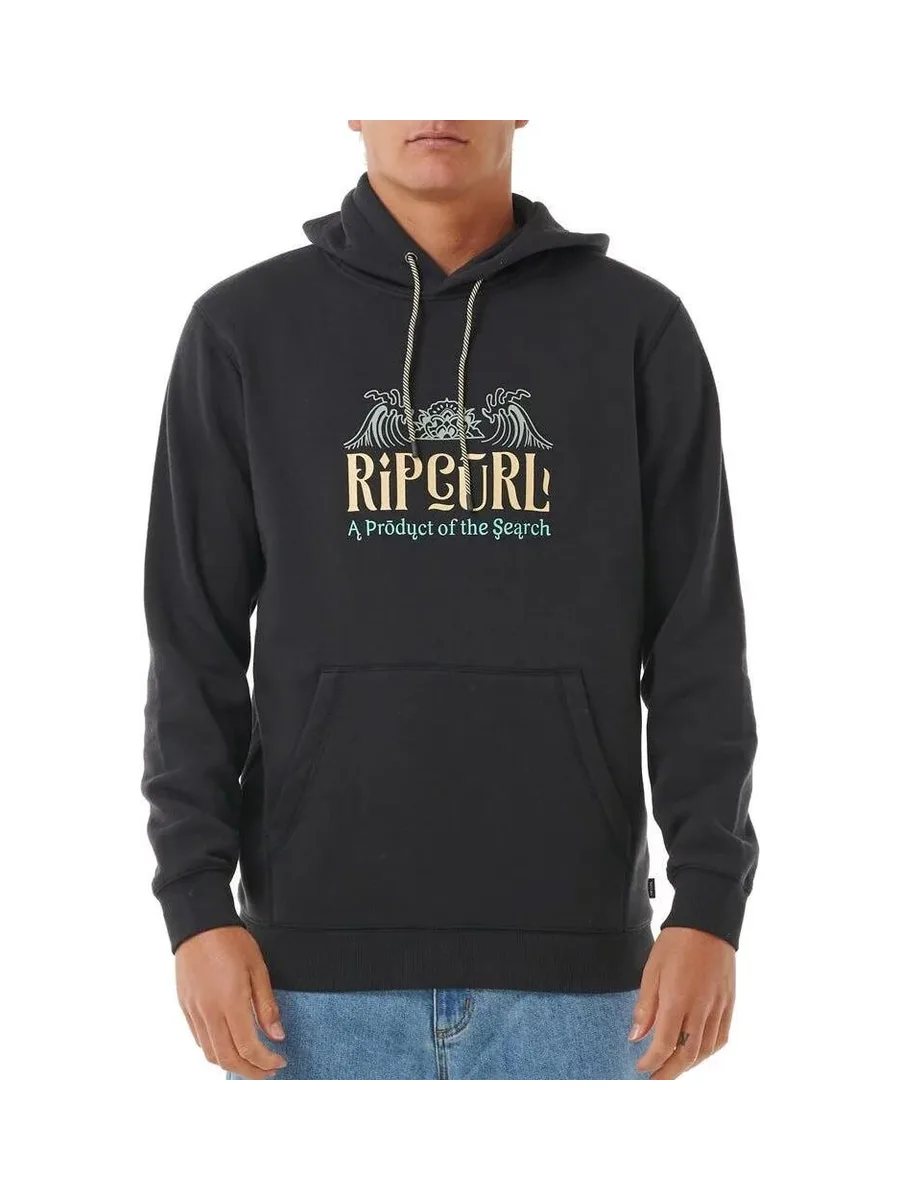 Sweat à Capuche Noir Homme Rip Curl Down Line 2