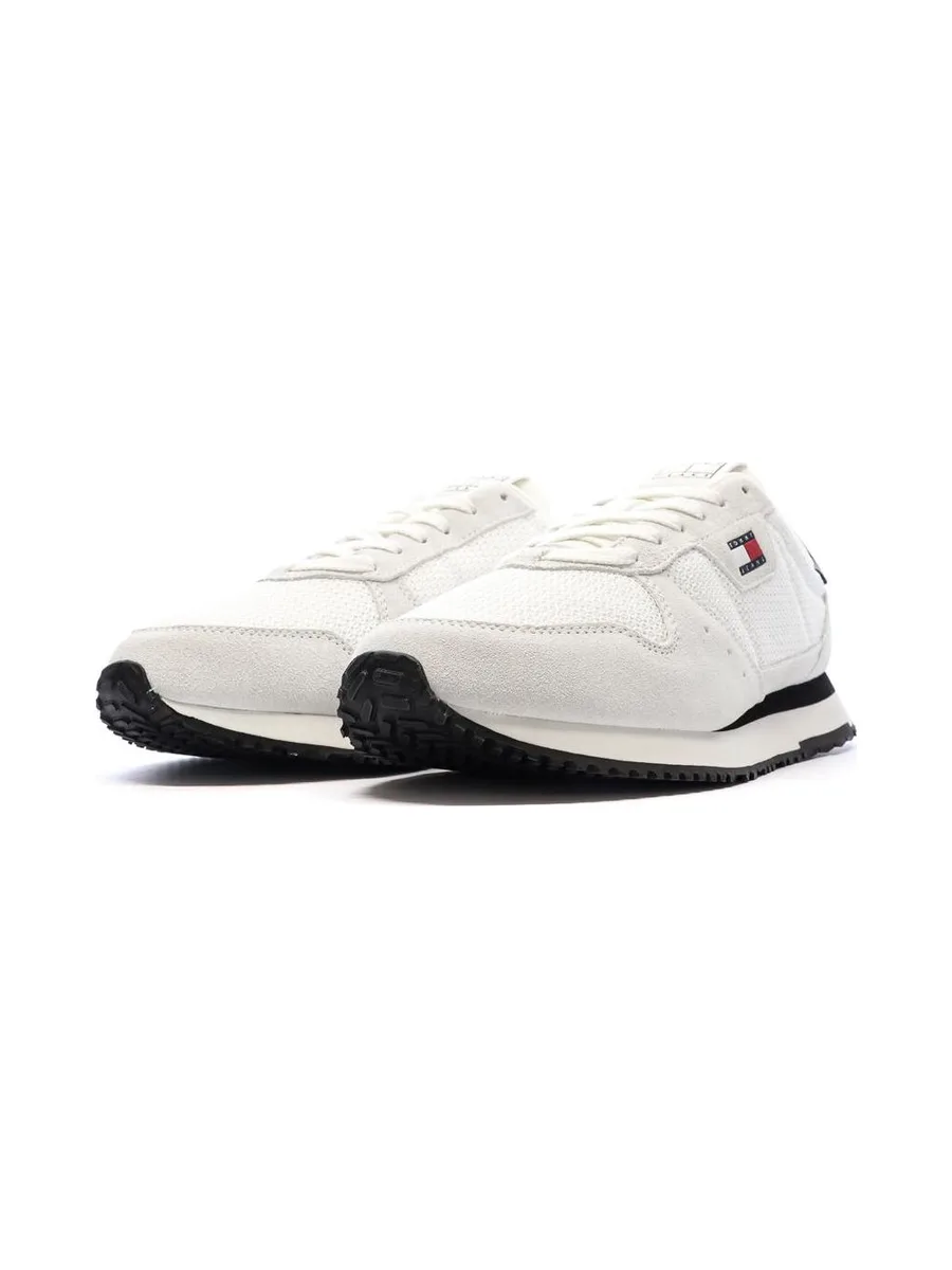 Baskets Blanches/Marines Homme Tommy Hilfiger Eva Runner Leath 7