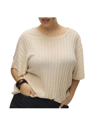 Pull Beige Femme Vero Moda Barbados 1