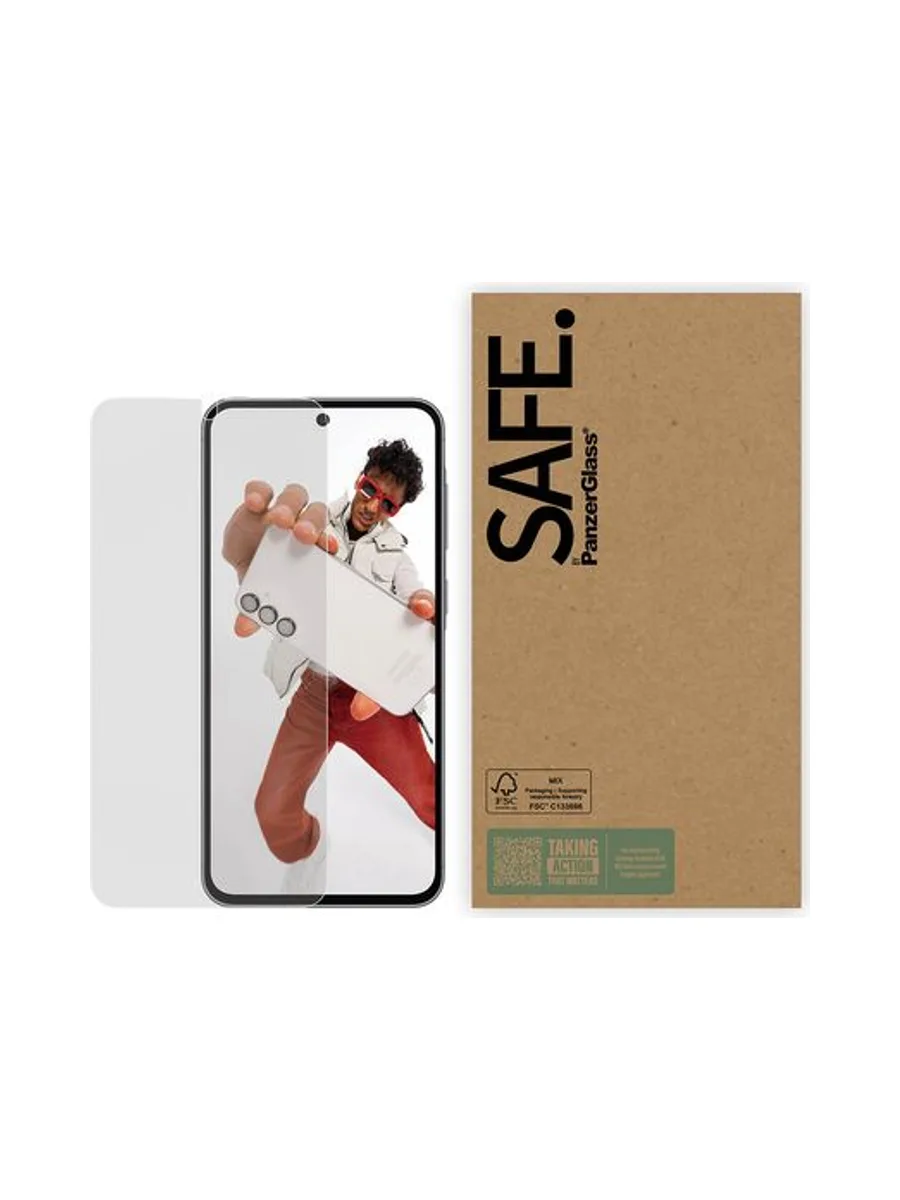 PanzerGlass SAFE. by ® 2-Way Privacy Screen Protector Samsung Galaxy A57 5G | Ultra-Wide Fit | Bulk 2