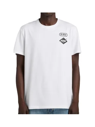 T-shirt Blanc Homme G-Star Chest 1