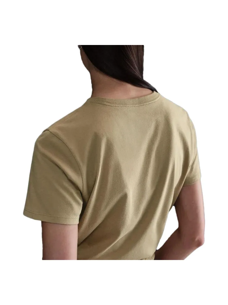 T-Shirt Beige Femme Nike Club 2