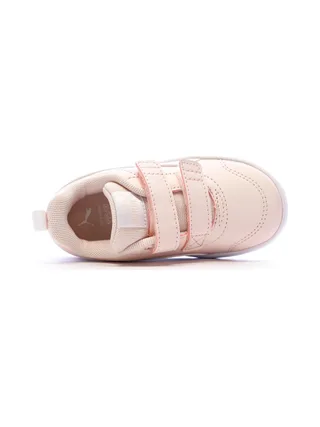 Baskets Rose/Blanches Puma Courtflex V3 V Inf 4