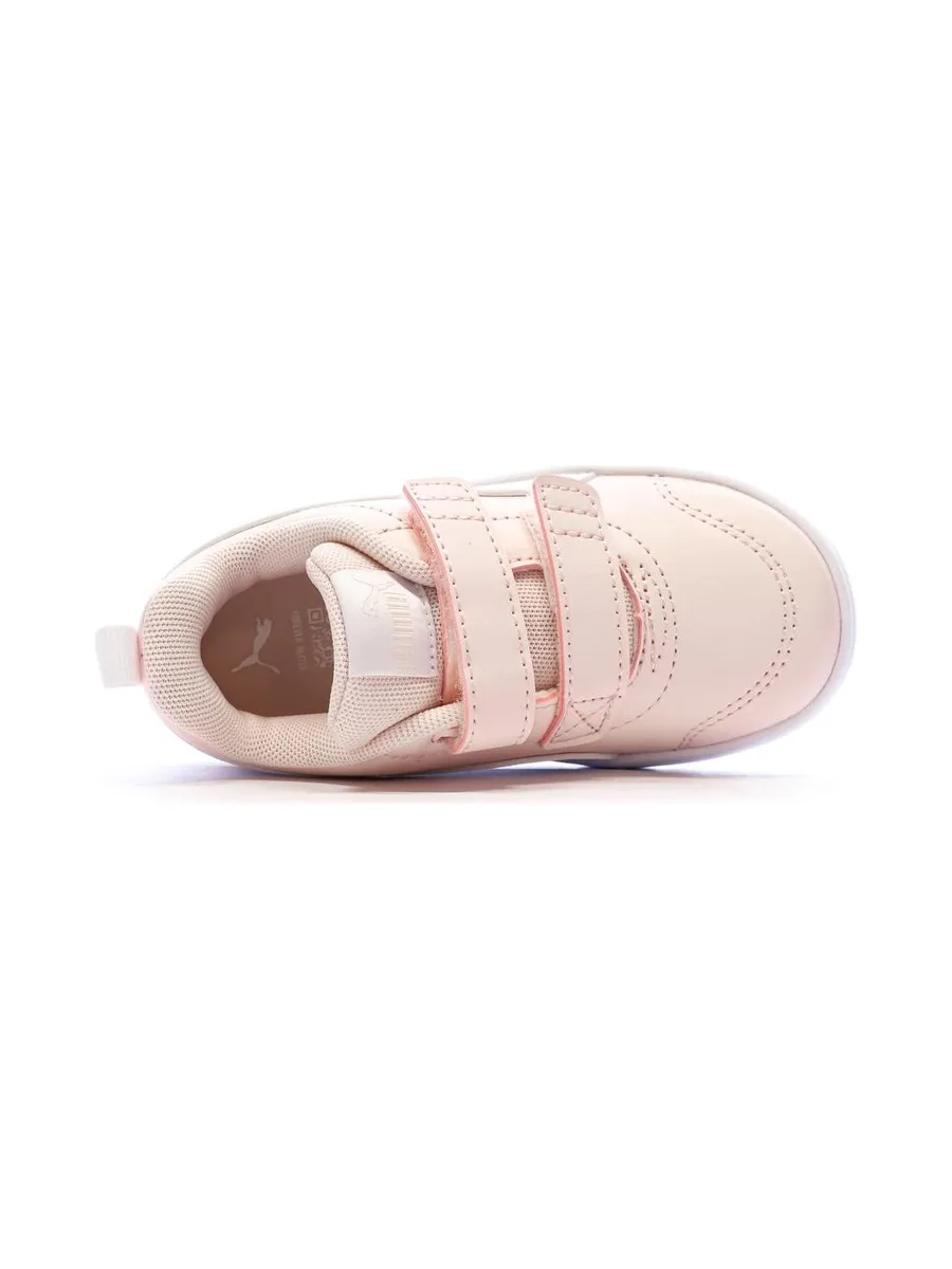 Baskets Rose/Blanches Puma Courtflex V3 V Inf 5