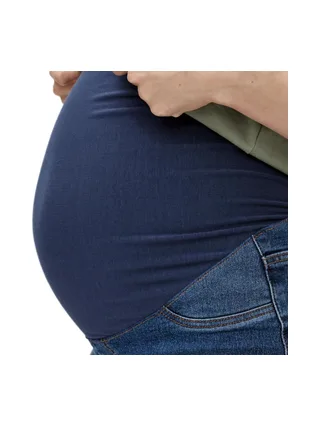 Short de Grossesse en Jean Bleu Femme Mamalicious Lamy 3