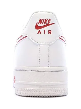 Baskets Blanche/Rouges Garçon Nike Air Force 1 3