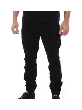 Pantalon Cargo Noir Homme Schott Relax 1