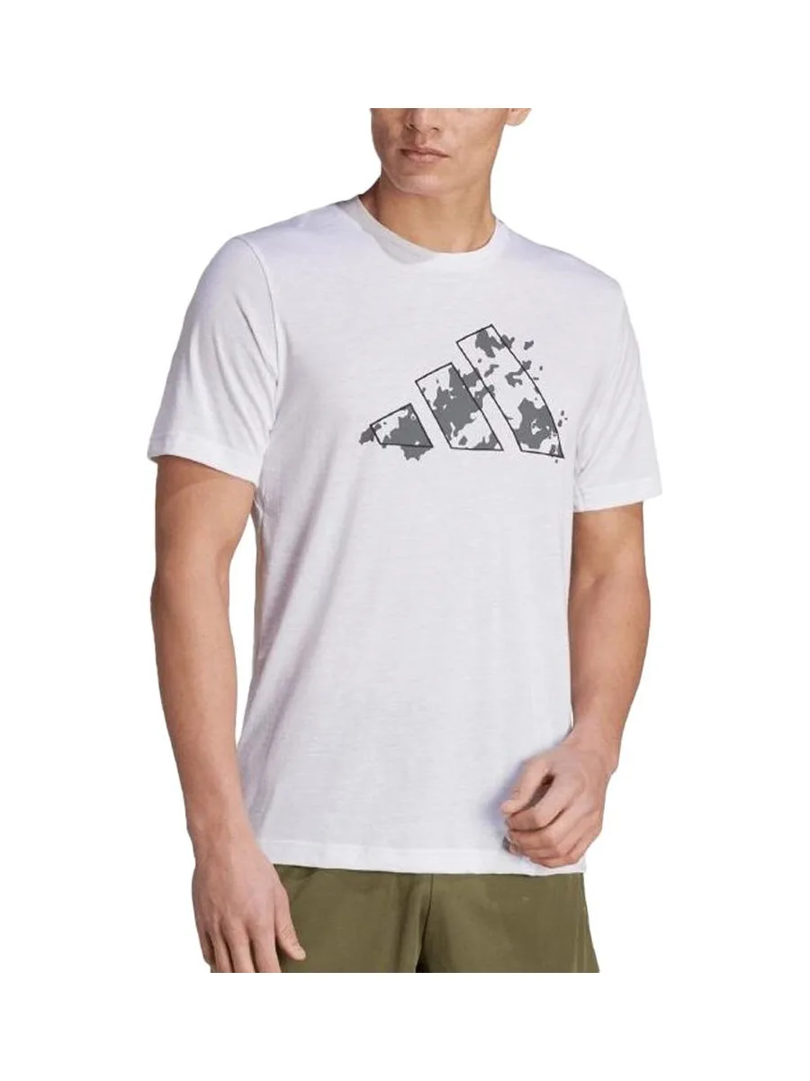 T-Shirt Blanc Homme Adidas IJ9603 1