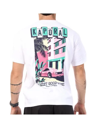 T-Shirt Blanc Homme Kaporal TYSONE 2