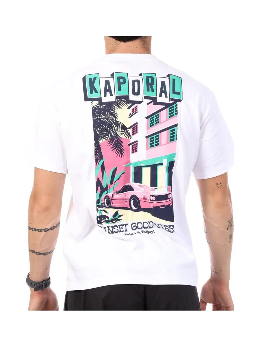 T-Shirt Blanc Homme Kaporal TYSONE 3