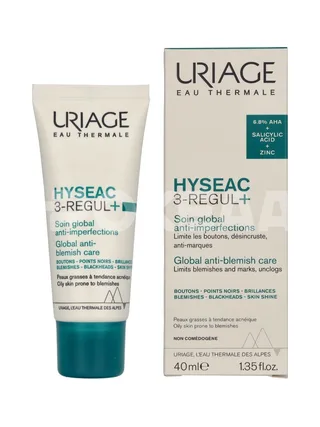 Uriage Hyseac 3-Regul Global Skin-Care 40ml 1