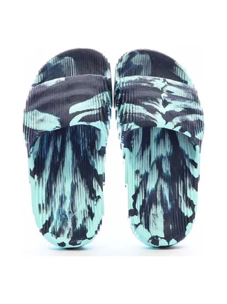 Claquettes Marine/Turquoise Femme Adidas Adilette 22 3