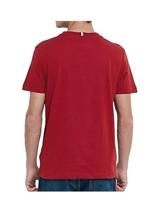 T-shirt Rouge Homme Tommy Hilfiger Printed 2