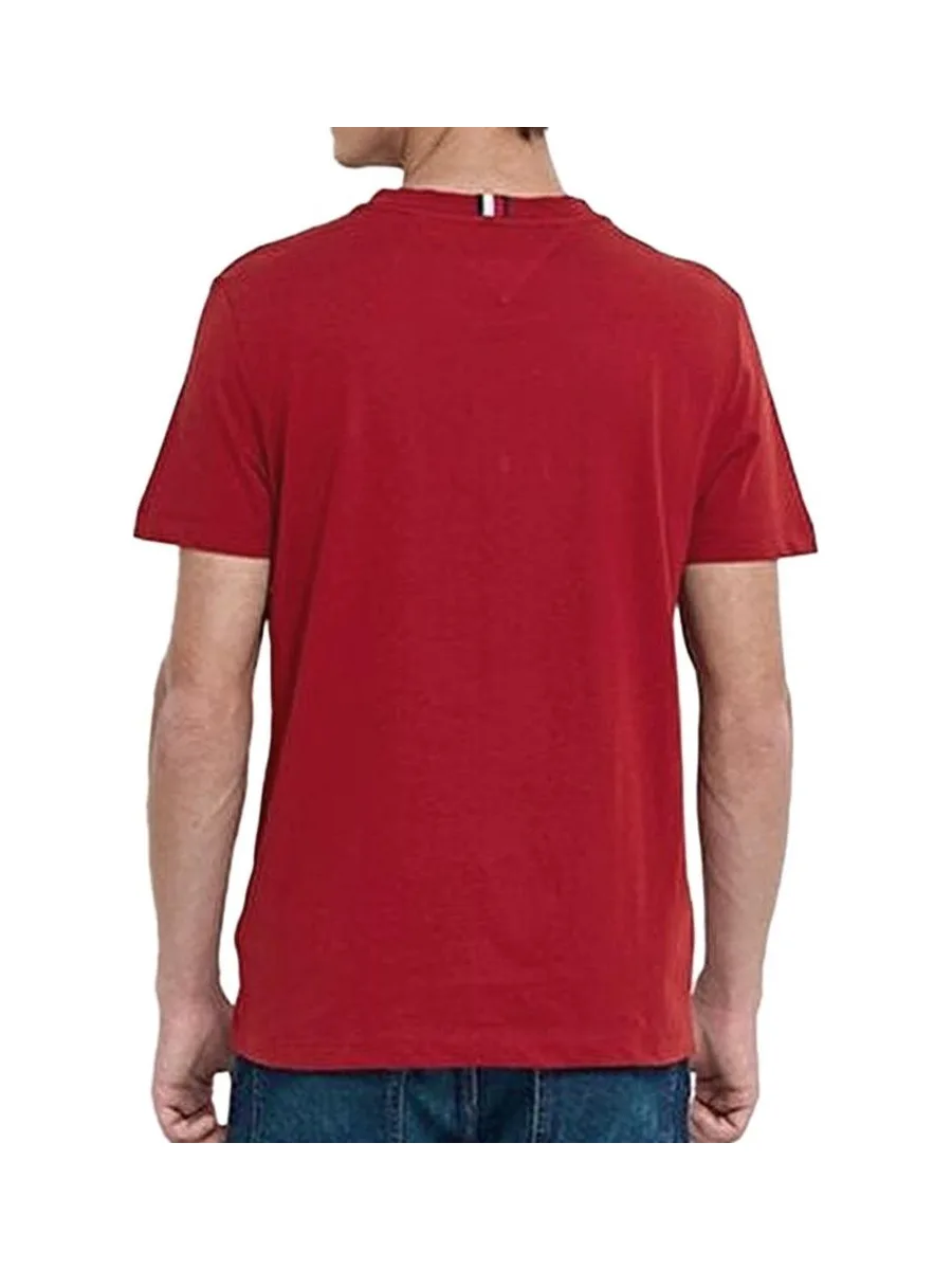 T-shirt Rouge Homme Tommy Hilfiger Printed 3