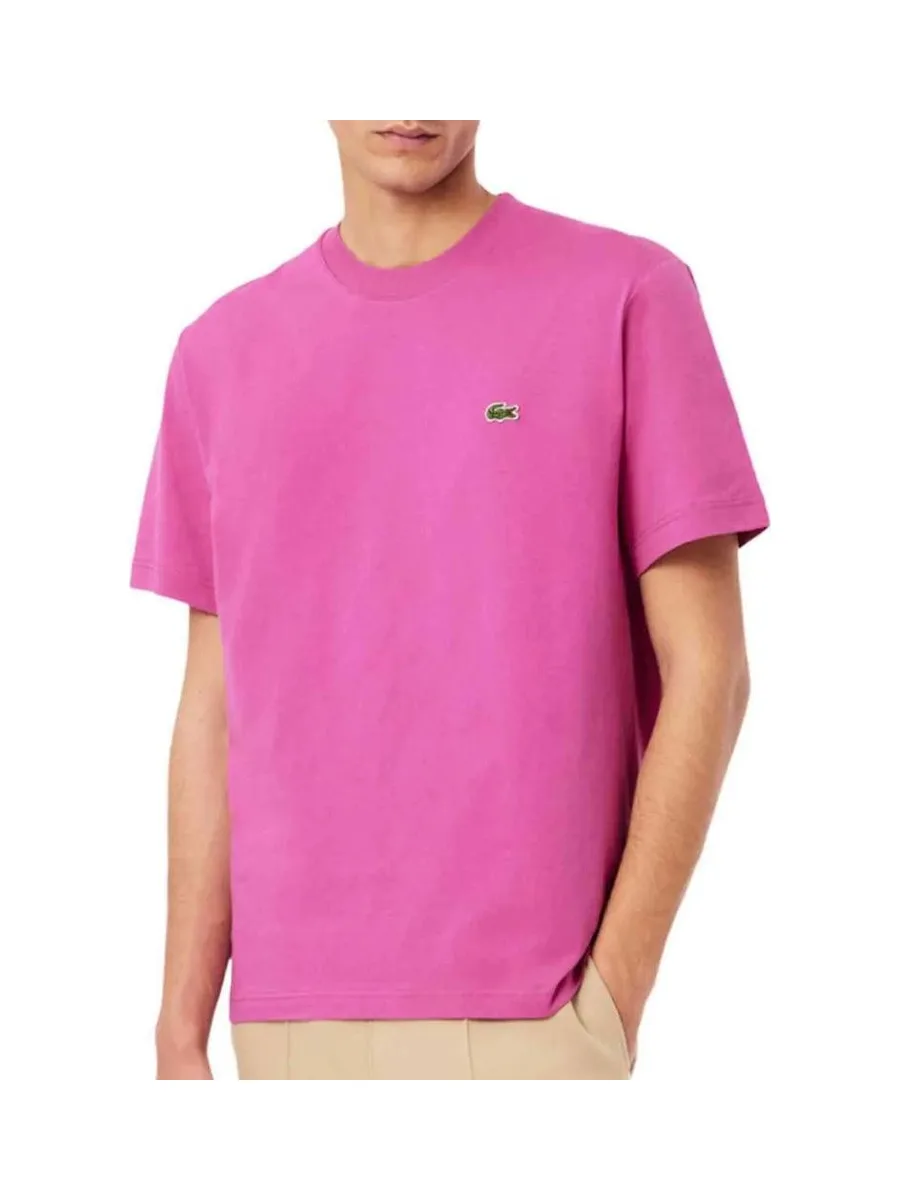 T-shirt Fuchsia Homme Lacoste TH7318 2