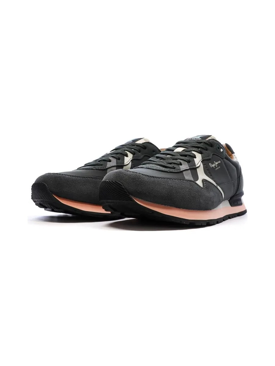 Baskets Noir/Rose Homme Pepe jeans Brit Prints 6