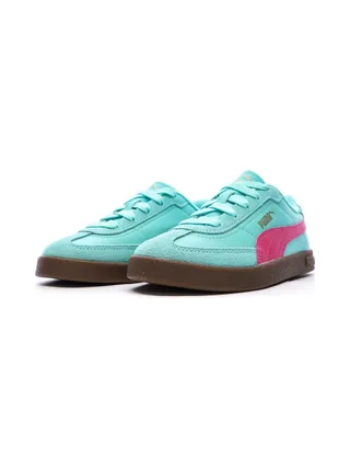 Baskets Turquoise/Fushia Garçon/Fille Puma Club 6