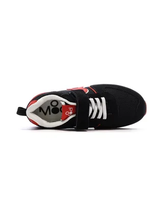 Baskets Noir/Rouge Garçon MOD8 Snooklace 4