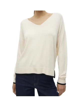 Pull Blanc Femme Vero Moda Breeze 1