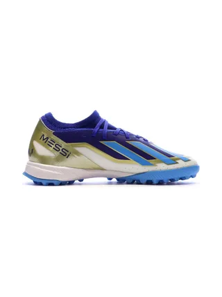 Chaussures de Foot Bleues Homme Adidas X Crazyfast League TF Messi 2