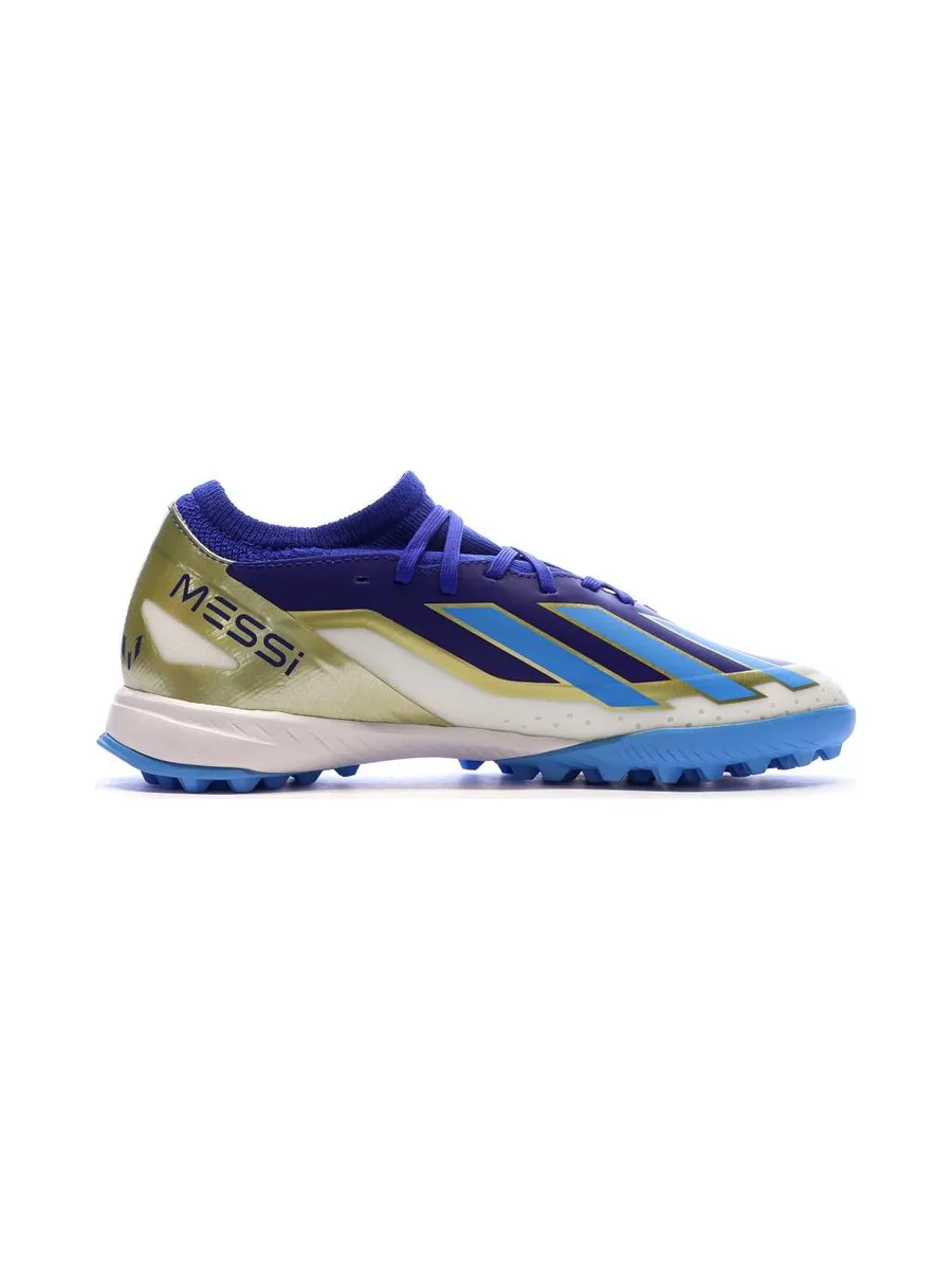 Chaussures de Foot Bleues Homme Adidas X Crazyfast League TF Messi 3