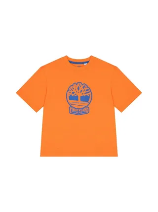 T-Shirt Orange Garçon Timberland T60422 Nectarine 2