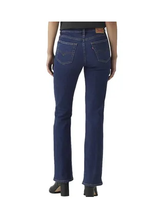 Jean 725 Bleu Foncé Bootcut Femme Levi's High Rises 2