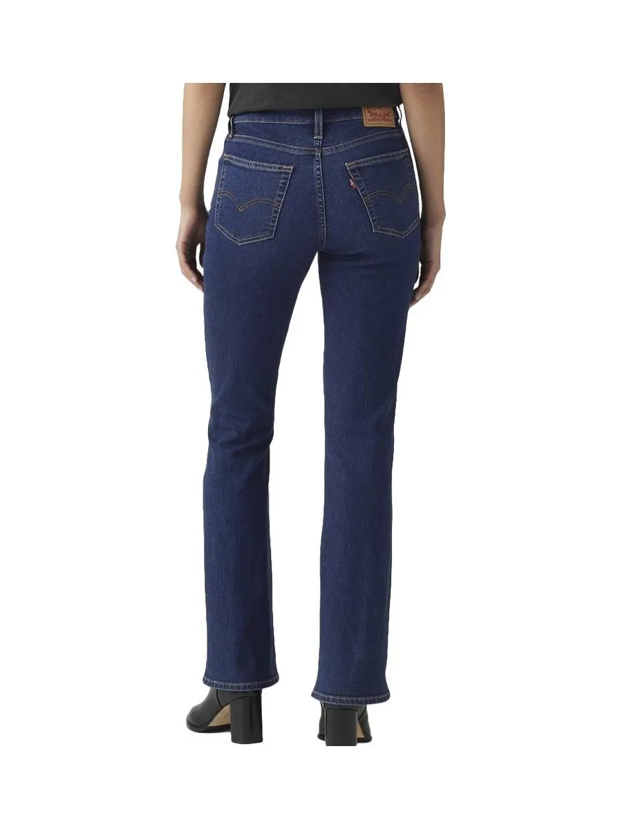 Jean 725 Bleu Foncé Bootcut Femme Levi's High Rises 3