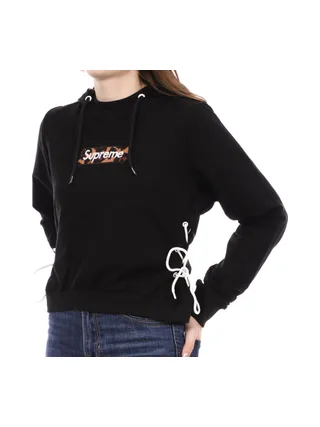 Sweat à capuche Noir Femme Supreme Grip Wild 1