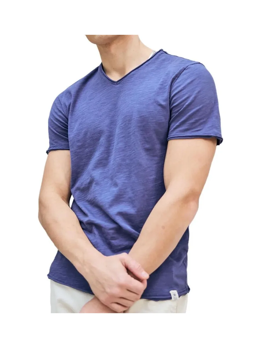 T-Shirt Bleu Homme Leandro Kansas 2
