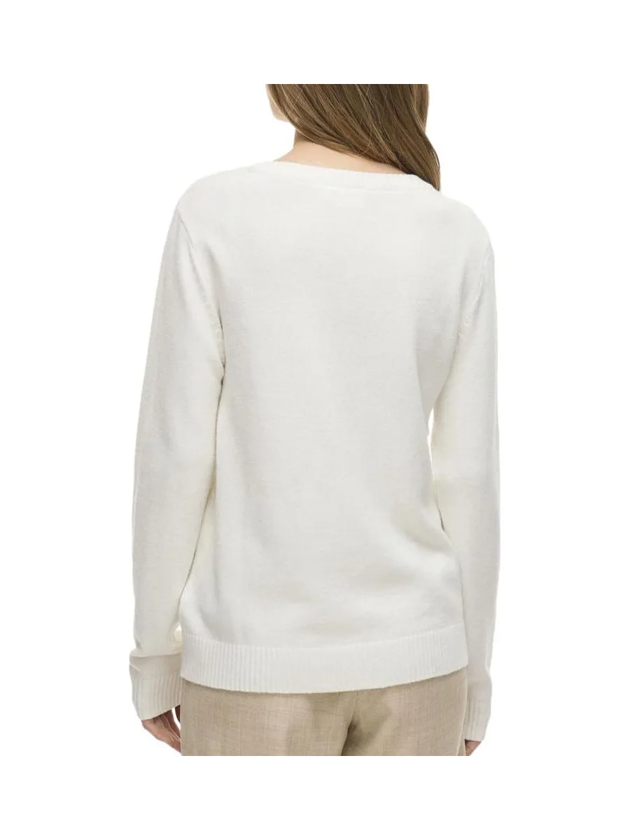 Pull Blanc Femme Vila Virils 3